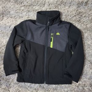 Boys athletic fleece lined jacket